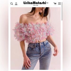 Lirika Matoshi Pastel Petal Top